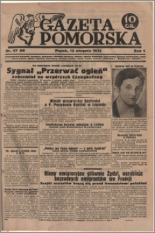 Gazeta Pomorska, 1938.08.12, R.1, nr 47