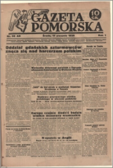 Gazeta Pomorska, 1938.08.17, R.1, nr 50