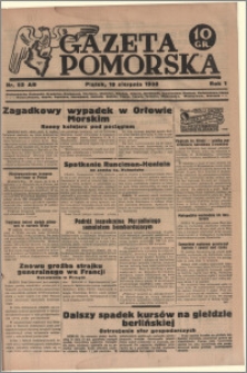 Gazeta Pomorska, 1938.08.19, R.1, nr 52