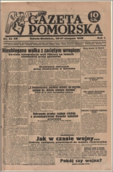 Gazeta Pomorska, 1938.08.20-21, R.1, nr 53