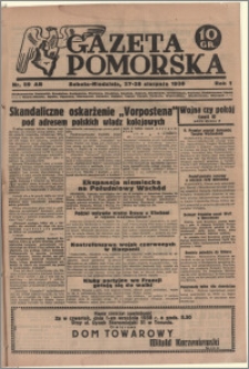 Gazeta Pomorska, 1938.08.27-28, R.1, nr 59