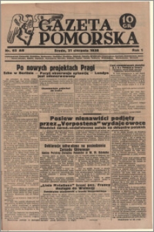 Gazeta Pomorska, 1938.08.31, R.1, nr 62