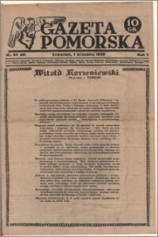 Gazeta Pomorska, 1938.09.01, R.1, nr 63