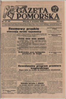 Gazeta Pomorska, 1938.09.06, R.1, nr 67