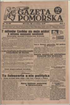 Gazeta Pomorska, 1938.09.20, R.1, nr 79