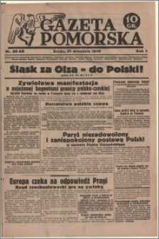 Gazeta Pomorska, 1938.09.21, R.1, nr 80