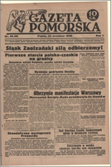 Gazeta Pomorska, 1938.09.23, R.1, nr 82