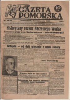 Gazeta Pomorska, 1938.10.03, R.1, nr 90