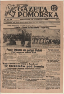 Gazeta Pomorska, 1938.10.17, R.1, nr 102