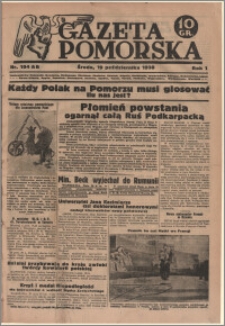 Gazeta Pomorska, 1938.10.19, R.1, nr 104