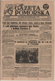 Gazeta Pomorska, 1938.10.20, R.1, nr 105