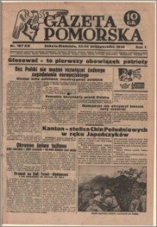 Gazeta Pomorska, 1938.10.22-23, R.1, nr 107