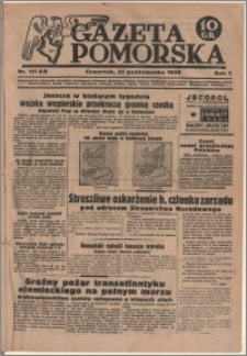 Gazeta Pomorska, 1938.10.27, R.1, nr 111