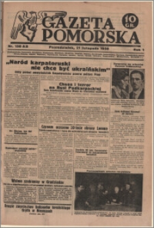 Gazeta Pomorska, 1938.11.21, R.1, nr 130