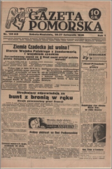 Gazeta Pomorska, 1938.11.26-27, R.1, nr 135