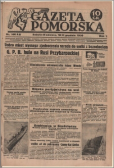 Gazeta Pomorska, 1938.12.10-11, R.1, nr 146