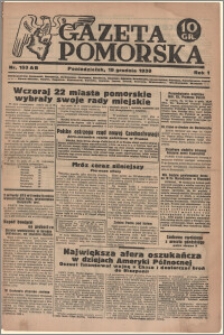 Gazeta Pomorska, 1938.12.19, R.1, nr 153