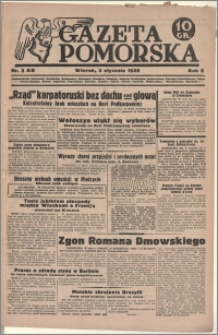 Gazeta Pomorska, 1939.01.03, R.2, nr 3