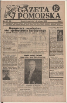 Gazeta Pomorska, 1939.02.01-02, R.2, nr 27