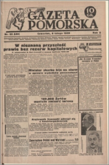 Gazeta Pomorska, 1939.02.09, R.2, nr 33