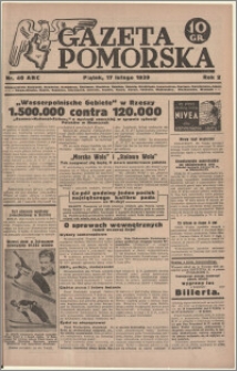 Gazeta Pomorska, 1939.02.17, R.2, nr 40