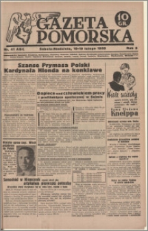 Gazeta Pomorska, 1939.02.18-19, R.2, nr 41