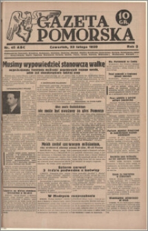 Gazeta Pomorska, 1939.02.23, R.2, nr 45