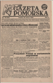Gazeta Pomorska, 1939.03.24, R.2, nr 70