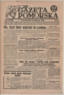 Gazeta Pomorska, 1939.04.03, R.2, nr 78