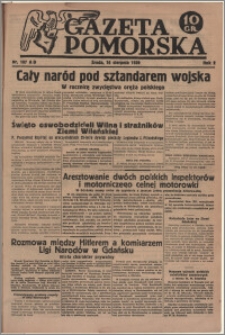 Gazeta Pomorska, 1939.08.16, R.2, nr 187