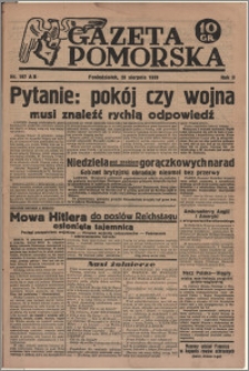 Gazeta Pomorska, 1939.08.28, R.2, nr 197