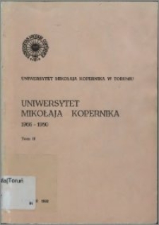 Uniwersytet Mikołaja Kopernika 1966-1980 T. 2