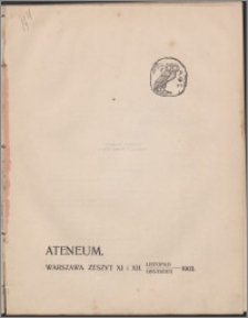 Ateneum 1903 z. 11-12