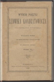 Wybór poezyi Ludwika Kondratowicza (Władysława Syrokomli). T. 5, [Tłómaczenia. Dział 1-2]