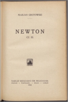 Newton. Cz. 3