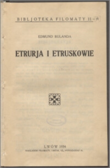 Etruria i Etruskowie