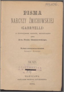 Pisma Narcyzy Żmichowskiej (Gabryelli). T. 5