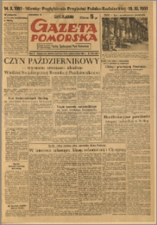 Gazeta Pomorska, 1951.10.20-21, R.4, nr 276