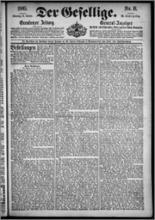 Der Gesellige : Graudenzer Zeitung 1895.01.13, Jg. 69, No. 11