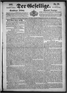 Der Gesellige : Graudenzer Zeitung 1895.02.02, Jg. 69, No. 28