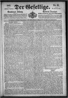 Der Gesellige : Graudenzer Zeitung 1895.02.17, Jg. 69, No. 41