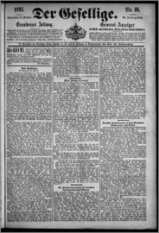 Der Gesellige : Graudenzer Zeitung 1895.02.23, Jg. 69, No. 46