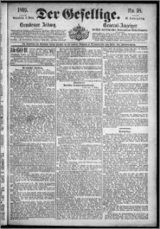 Der Gesellige : Graudenzer Zeitung 1895.03.09, Jg. 69, No. 58