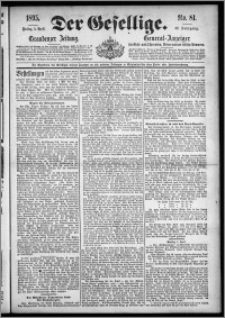 Der Gesellige : Graudenzer Zeitung 1895.04.05, Jg. 69, No. 81