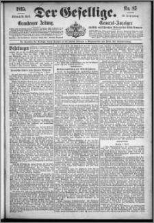 Der Gesellige : Graudenzer Zeitung 1895.04.10, Jg. 69, No. 85