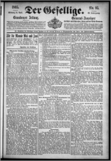 Der Gesellige : Graudenzer Zeitung 1895.04.24, Jg. 69, No. 95