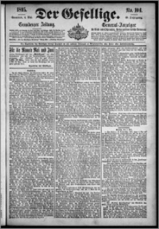 Der Gesellige : Graudenzer Zeitung 1895.05.04, Jg. 69, No. 104