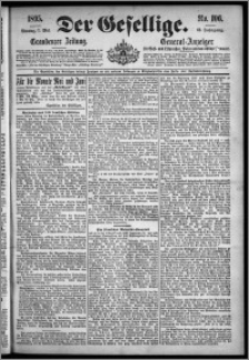 Der Gesellige : Graudenzer Zeitung 1895.05.07, Jg. 69, No. 106