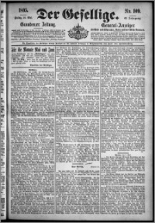 Der Gesellige : Graudenzer Zeitung 1895.05.10, Jg. 69, No. 109