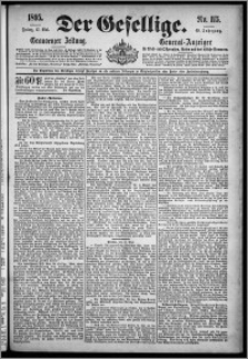 Der Gesellige : Graudenzer Zeitung 1895.05.17, Jg. 69, No. 115